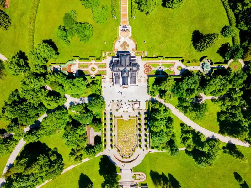 Das Schloss Linderhof, Schoss in Bayern