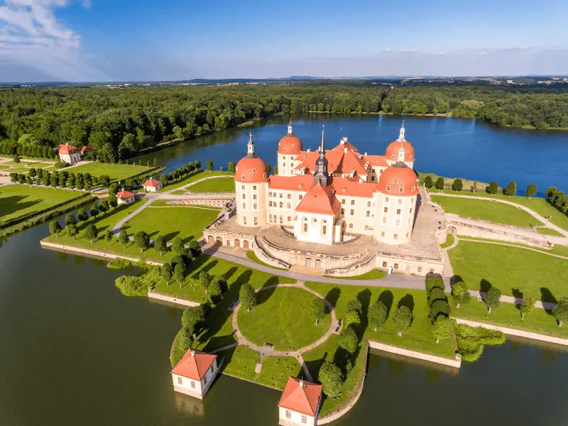 Das Schloss Moritzburg
