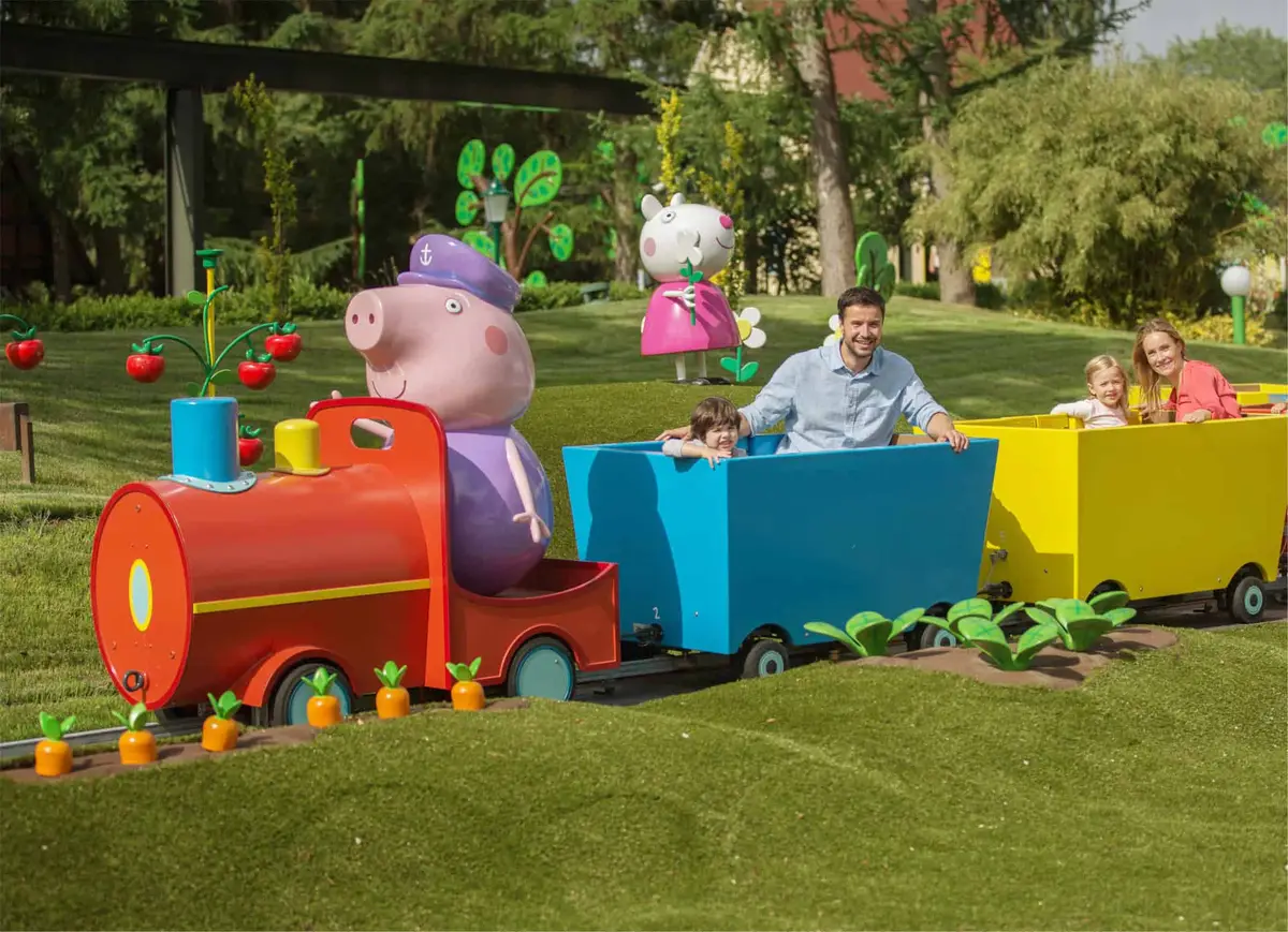 Heide Park Peppa Pig Zugfahrt