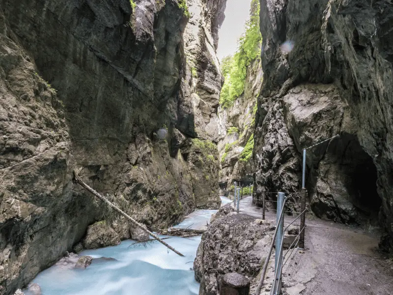 Der Partnachklamm in Garmisch-Partenkirchen