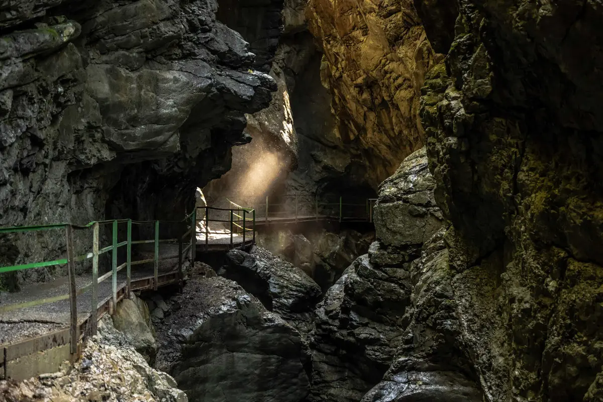 Die Breitachklamm, Natursehenswürdigkeit im Allgäu