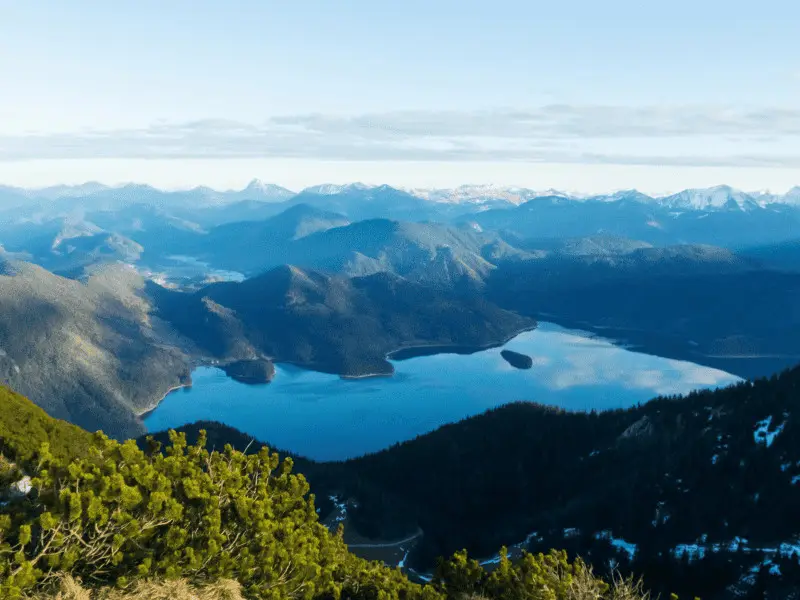 Der Walchensee, Natursehenswürdigkeit in Bayern