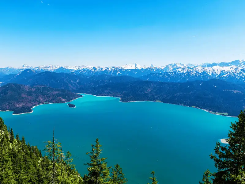 Der Walchensee, Natursehenswürdigkeit in Bayern