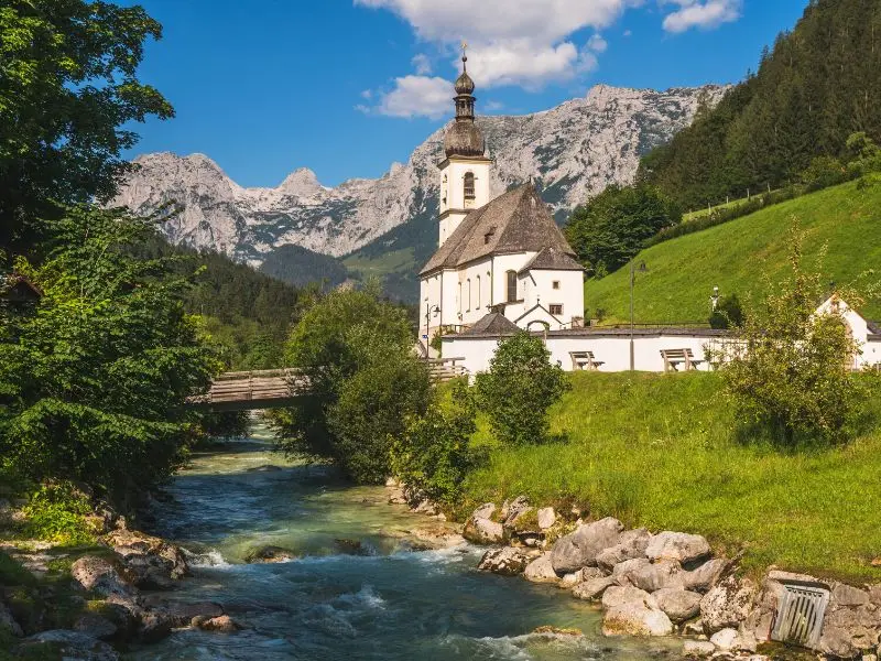 Die Pfarrkirche St. Sebastian Ramsau
