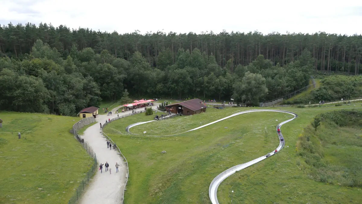 Sommerrodelbahn mit Affenwald in Malchow