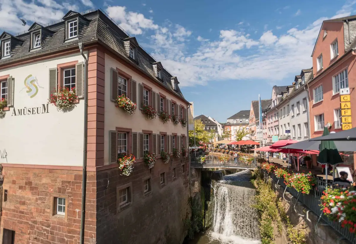 Der Wasserfall Saarburg