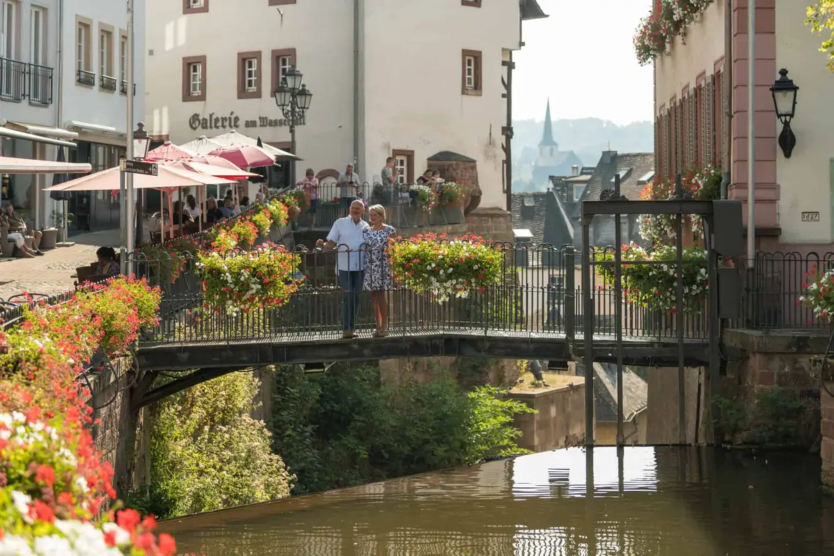 Der Wasserfall Saarburg