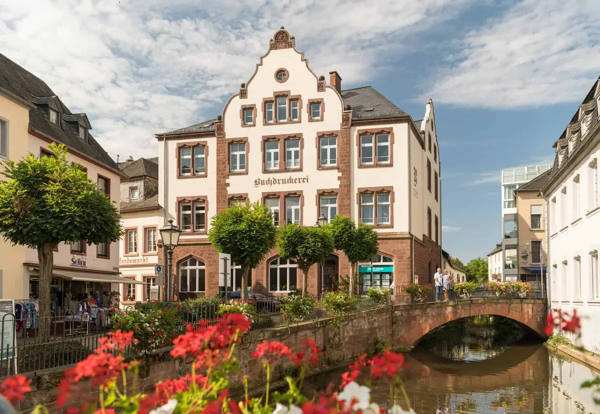 Der Wasserfall Saarburg