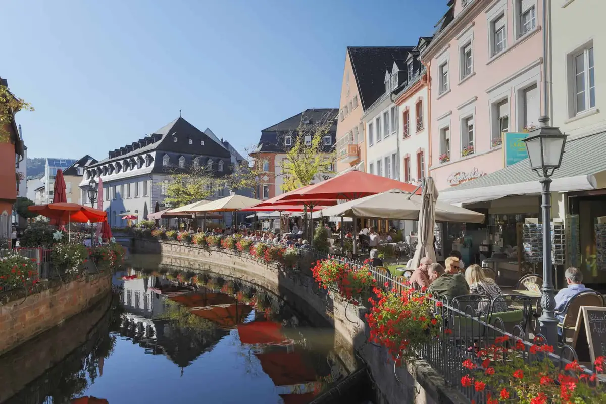 Der Wasserfall Saarburg