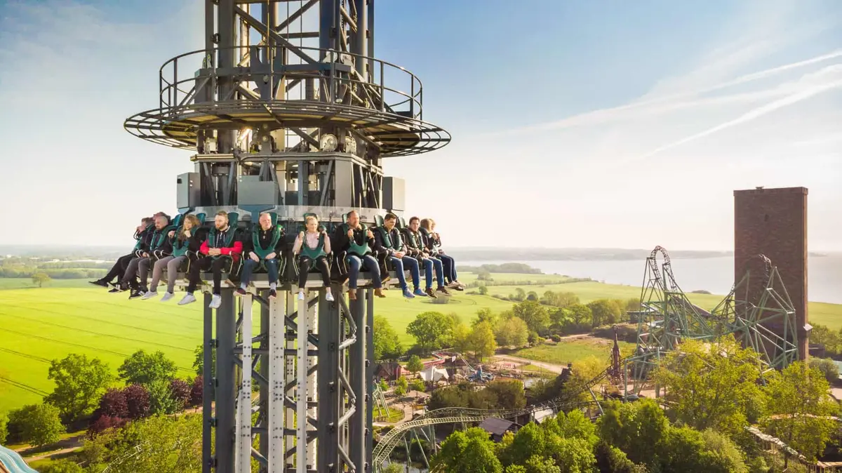 Hansa Park EingangsbereichHansa Park Gyro-Drop Highlander