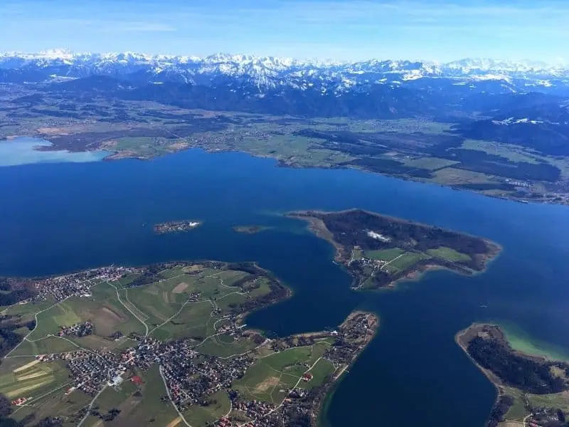 Der Chiemsee in Bayern