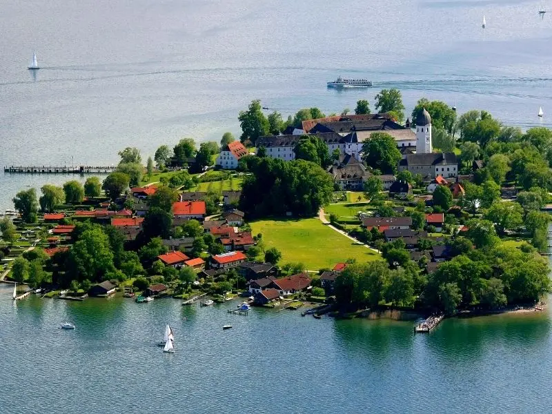 Der Chiemsee in Bayern