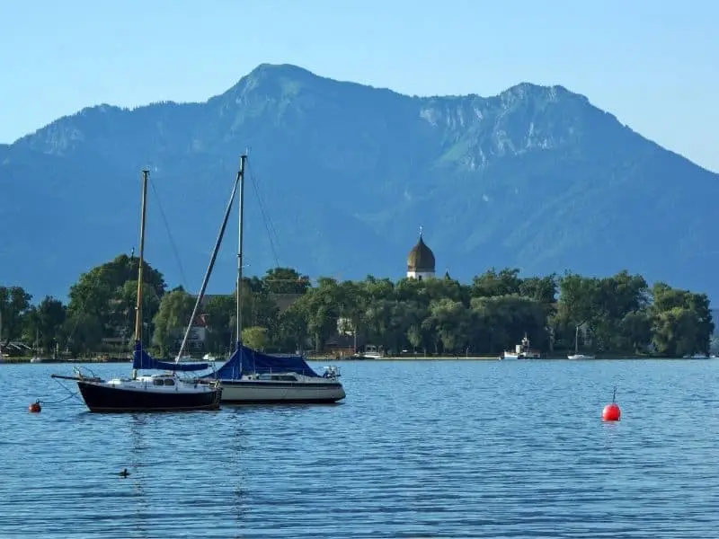 Der Chiemsee in Bayern