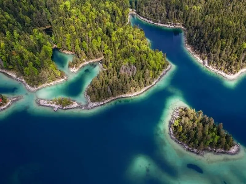 Eibsee in Bayern