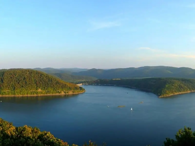 Der Edersee in Hessen