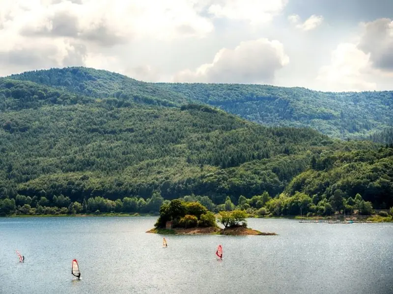 Der Edersee in Hessen