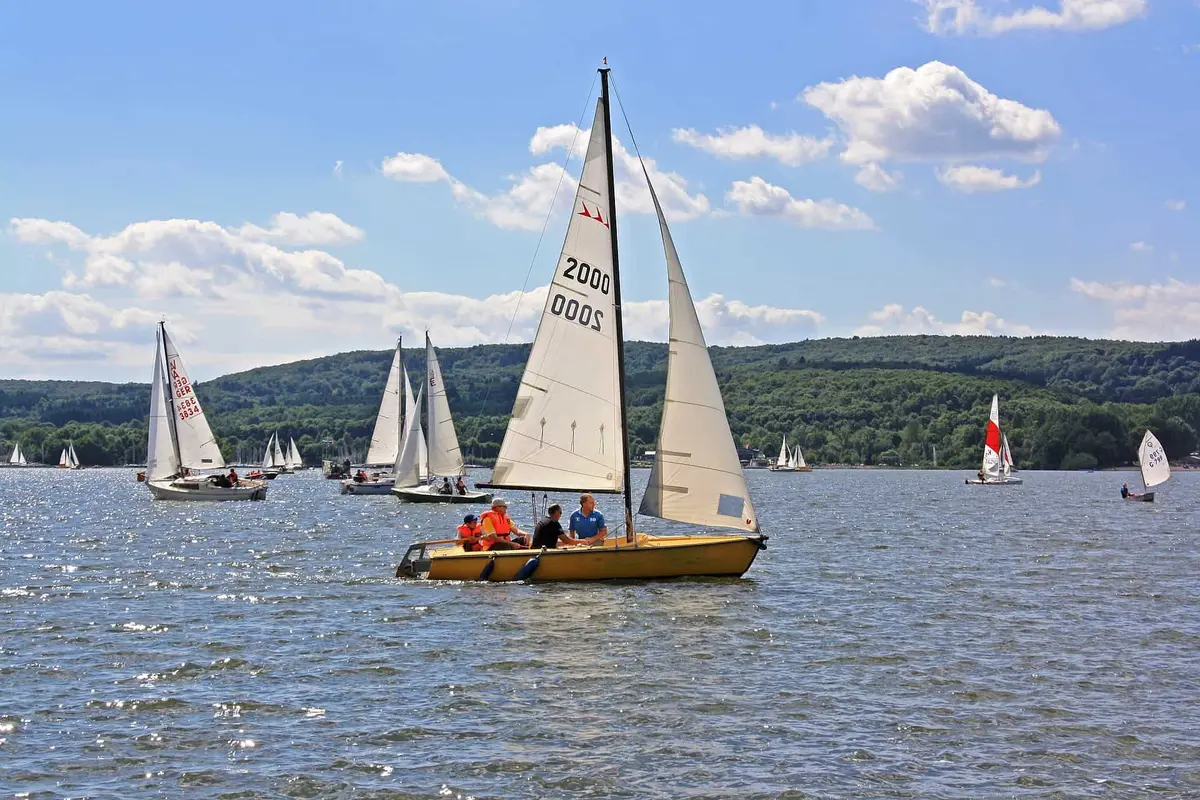 Der Bostalsee im Saarland