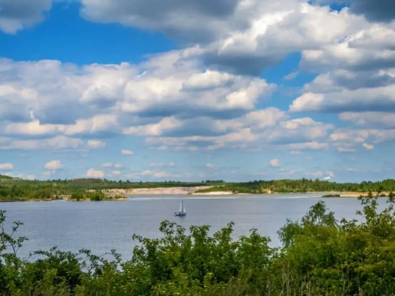 Der Geiseltalsee in Sachsen-Anhalt