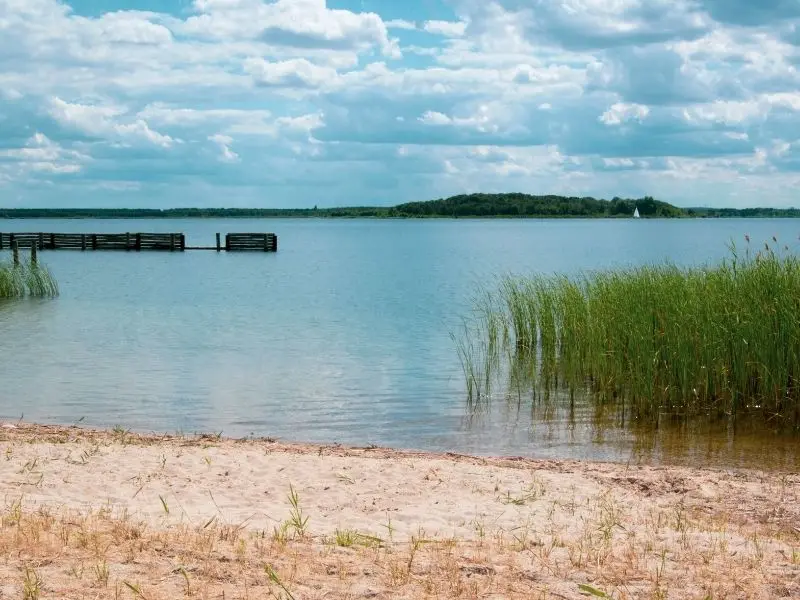 Der Große Goitzschesee in Sachsen-Anhalt