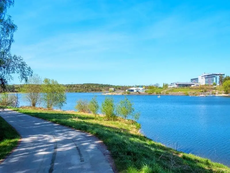 Die Talsperre Zeulenroda-Triebes in Thüringen