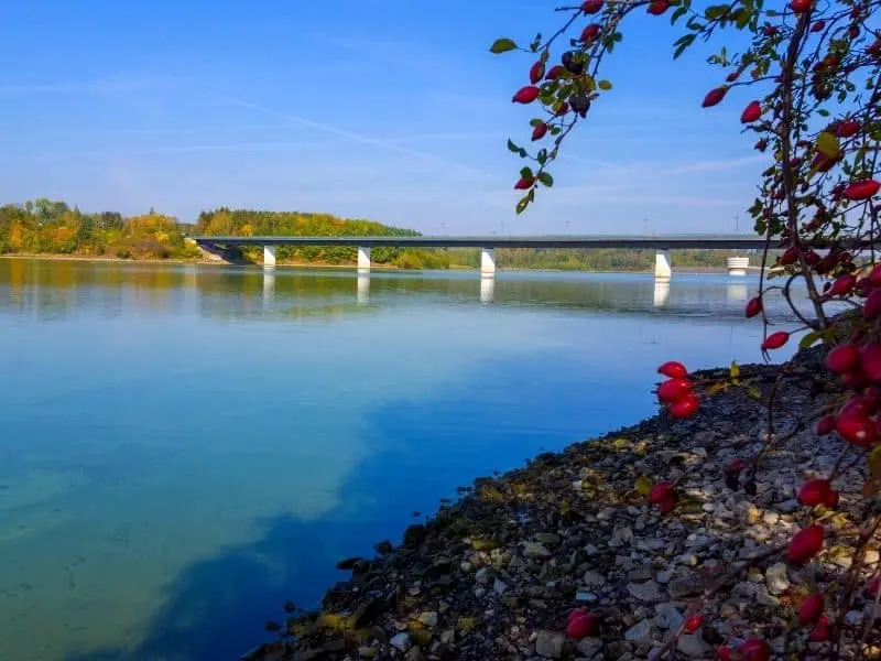 Die Talsperre Zeulenroda-Triebes in Thüringen