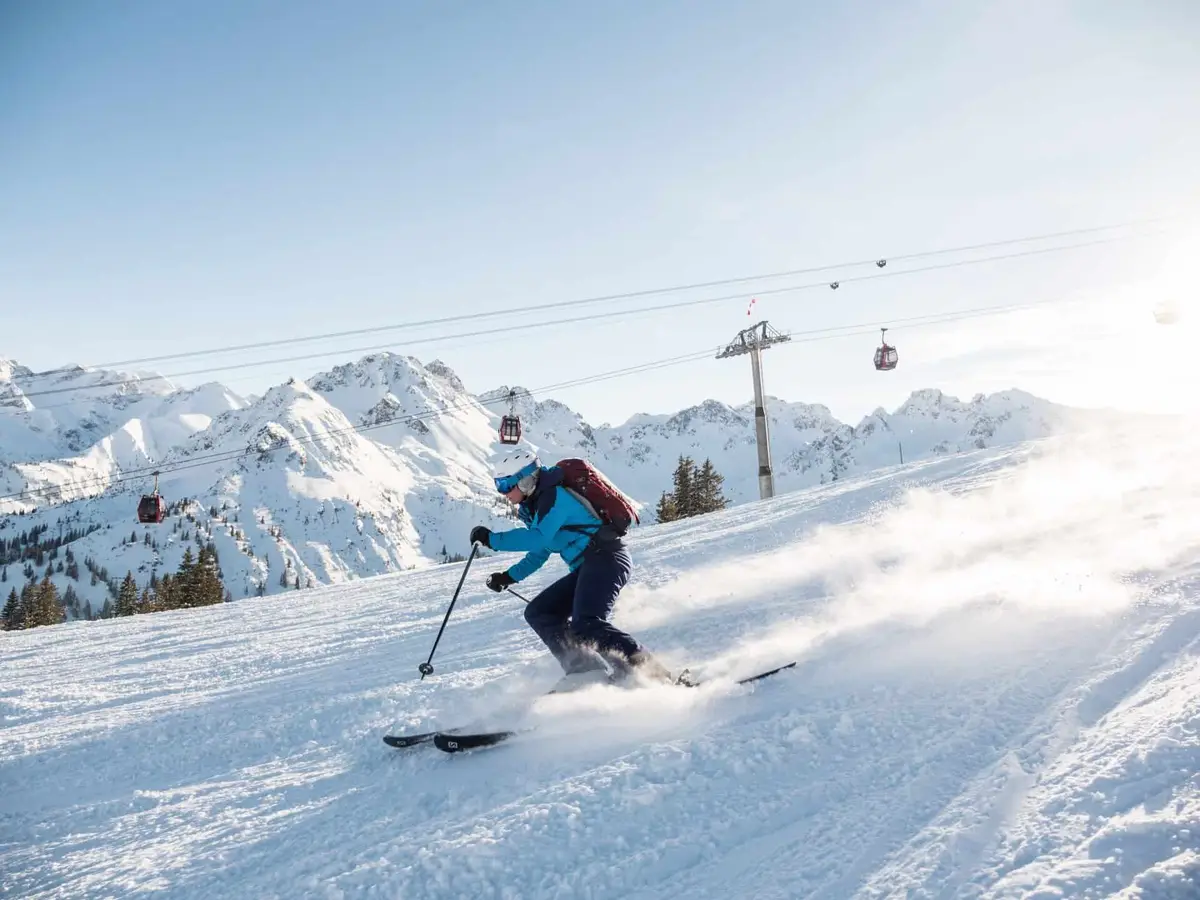 Das Skigebiet Oberstdorf