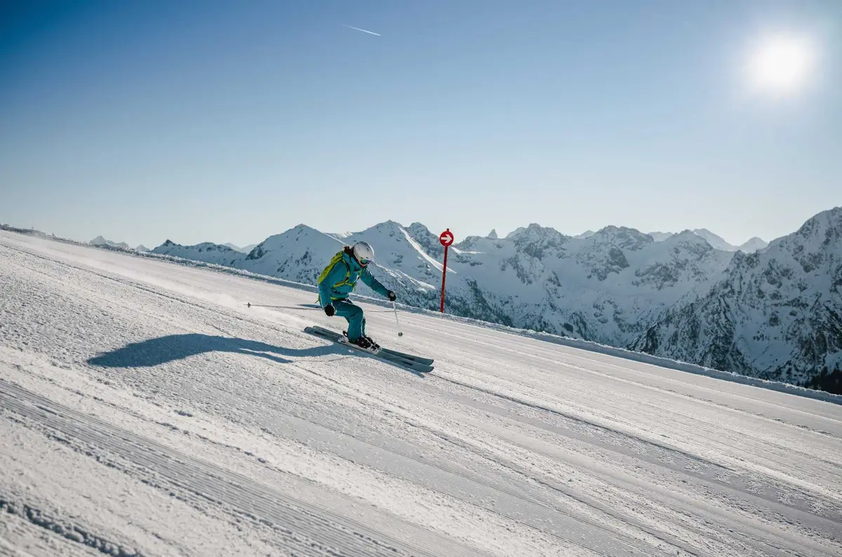 Das Skigebiet Oberstdorf