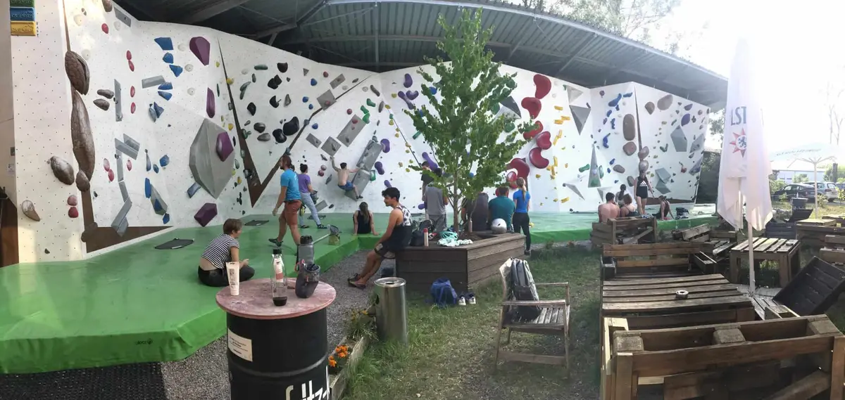 Trier Kletterhalle Blocschokolade