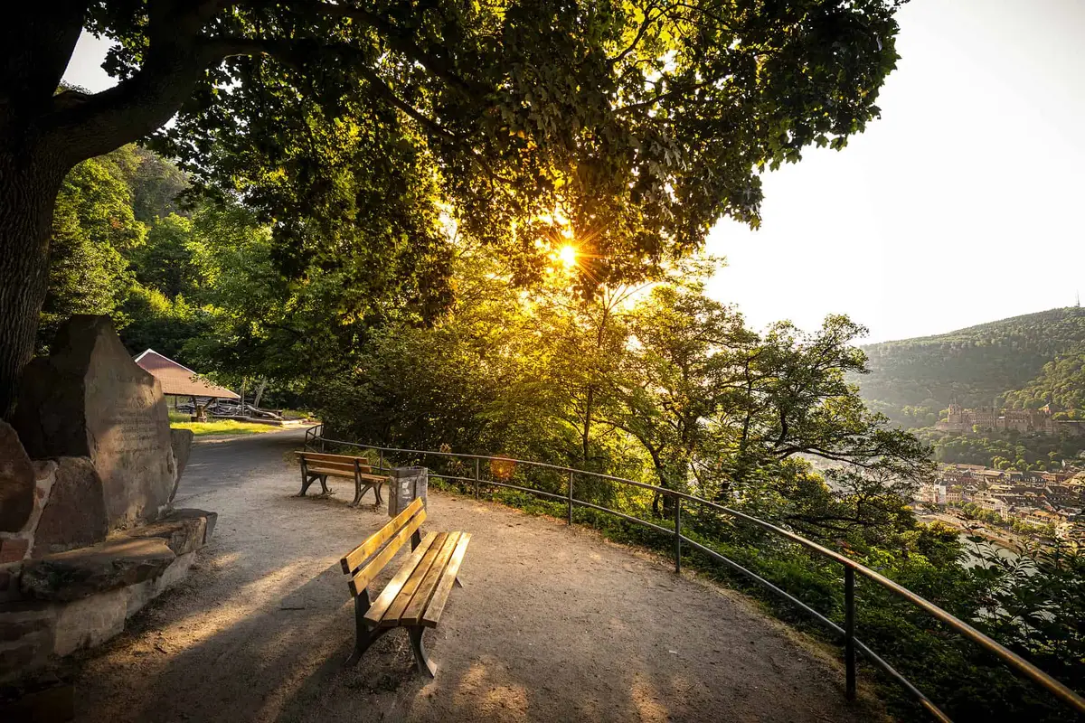 Der Philosophenweg in Heidelberg