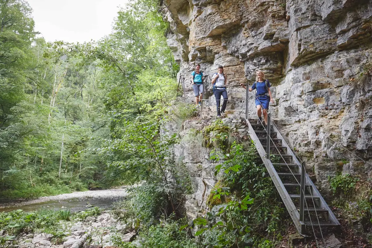 Die Wutachschlucht in Baden-Württemberg