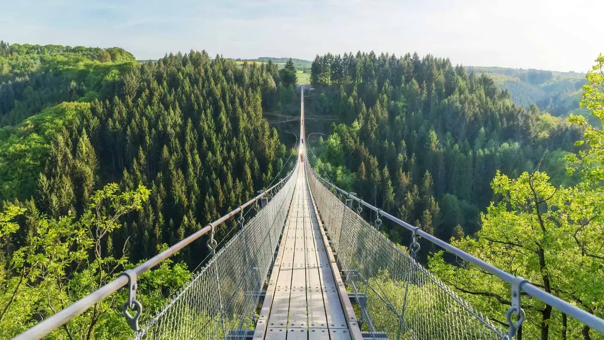 Geierlay Brücke Wanderrouten Rheinland-Pfalz