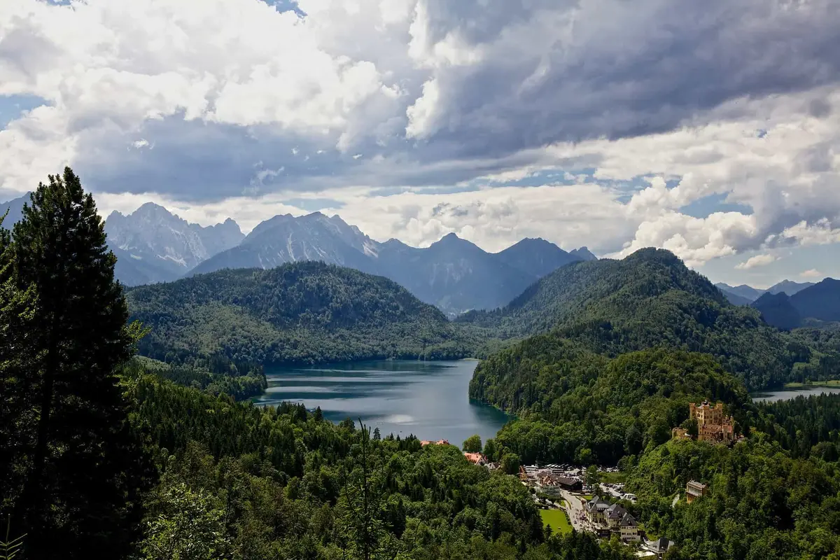 Der Alpsee in Bayern