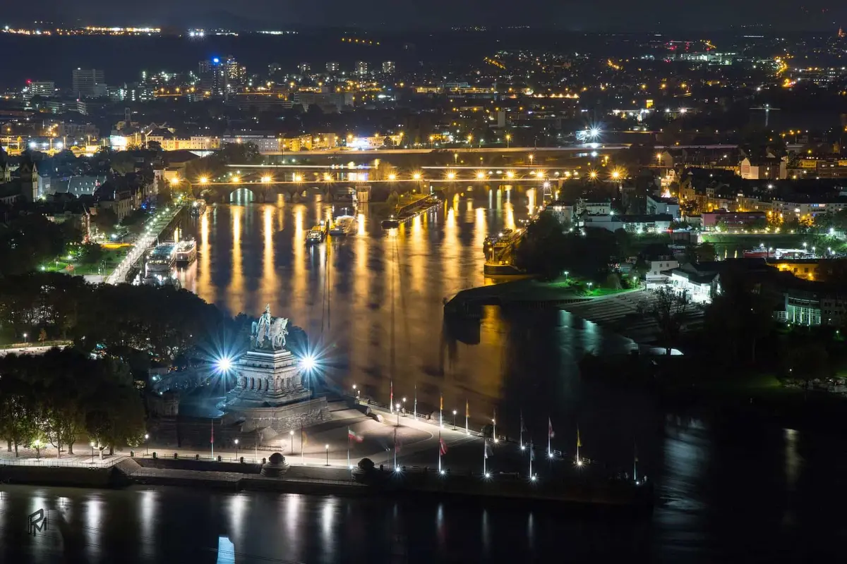 Koblenz bei Nacht