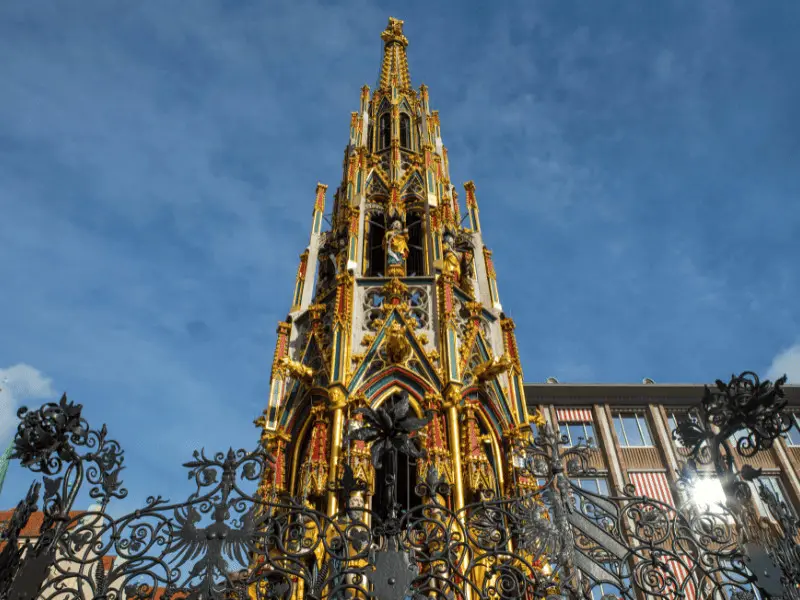 Schöner Brunnen in Nürnberg
